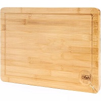 Add a review for: Extra Large Wooden Chopping Board with Juice Groove Organic Food Chopping Board