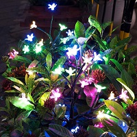 Add a review for: Solar Powered Petal lights WhiteColoured