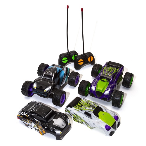 Xtreme Racers Insane Remote Control Cars 360 Degree Turns Zoom Dash Barrel Race