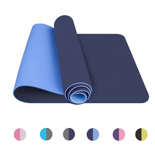 Non Slip Yoga Mat with Carry Strap 