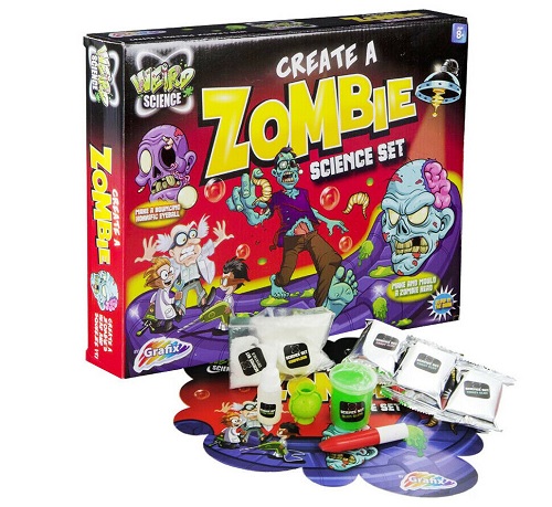 Weird Science Make & Create A Zombie Experiment Kids Toy Set Scary Activity Kit